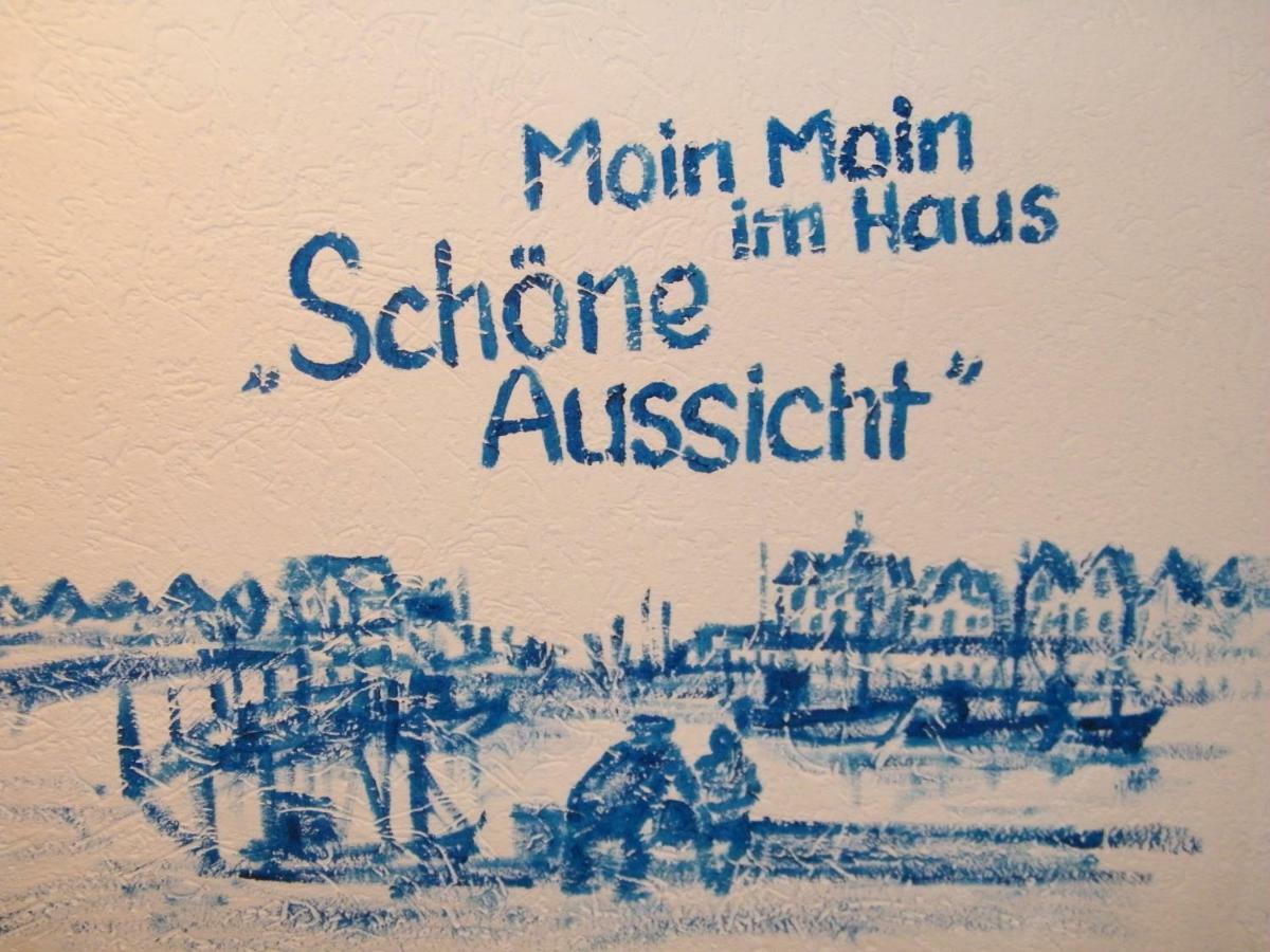 Gastehaus " Schone Aussicht " Appartement Neuharlingersiel Buitenkant foto